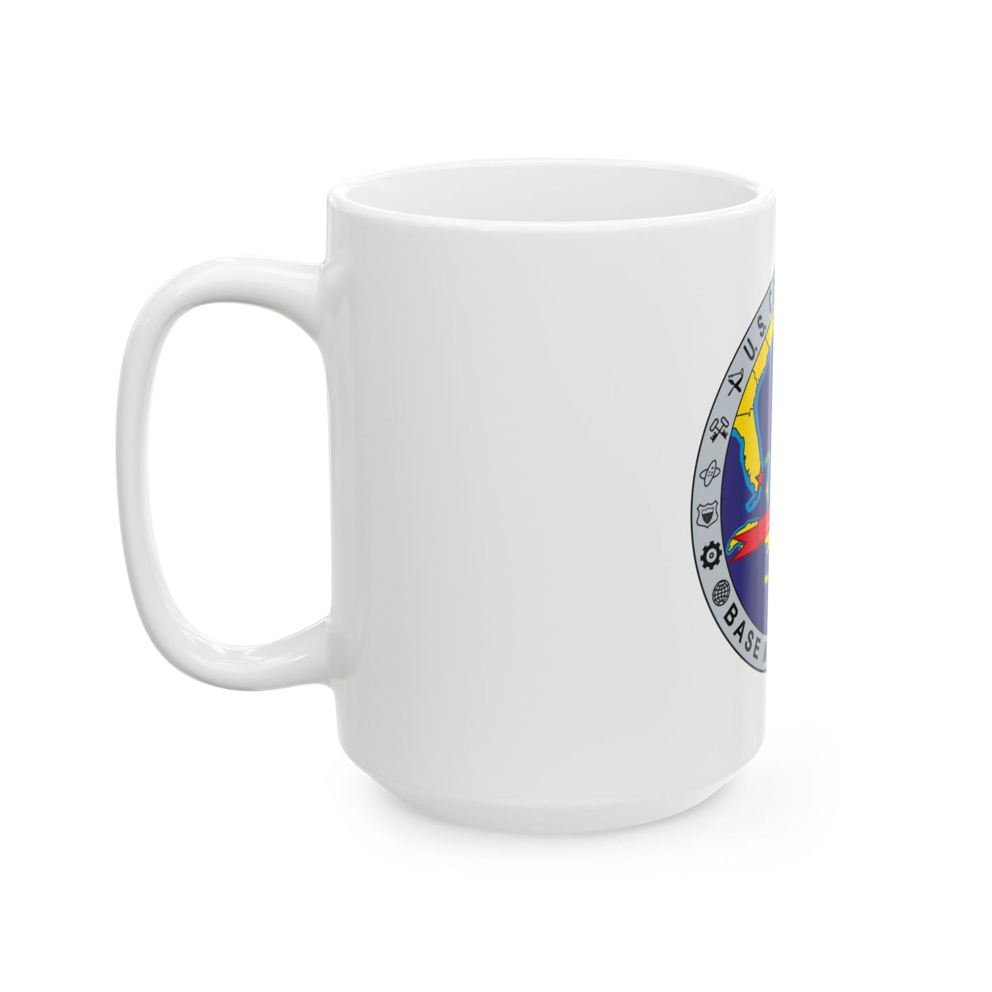 Base Miami Beach (U.S. Coast Guard) White Coffee Mug