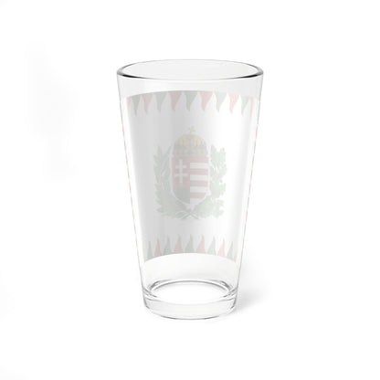 War Flag of Hungary (Hungary) Pint Glass 16oz