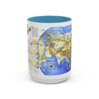 Mongol Khans and Their Legacy (1996) (Map) Accent Coffee Mug