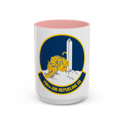 756 Air Refueling Squadron AFRC (U.S. Air Force) Accent Coffee Mug