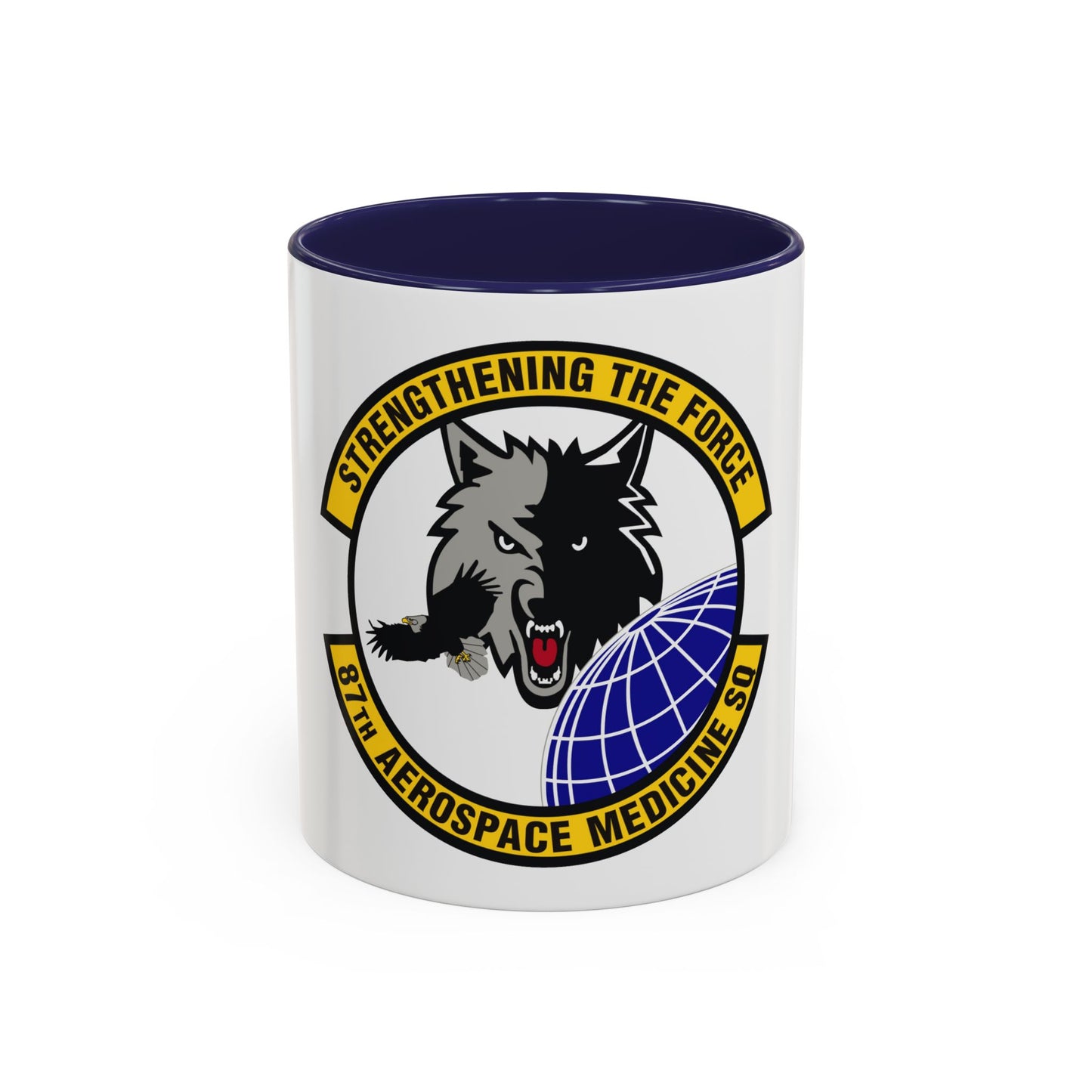 87th Aerospace Medicine Squadron (U.S. Air Force) Accent Coffee Mug