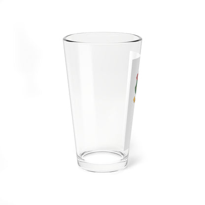 Flag of Berkesd (Hungary) Pint Glass 16oz