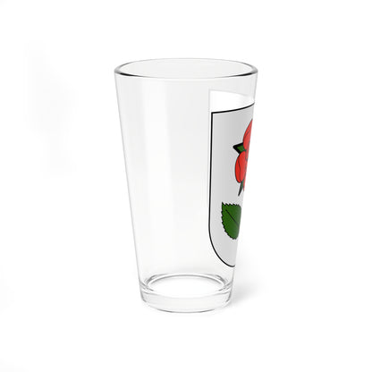 Rüschlikon-blazon (Switzerland) (Coat of Arms) Pint Glass 16oz
