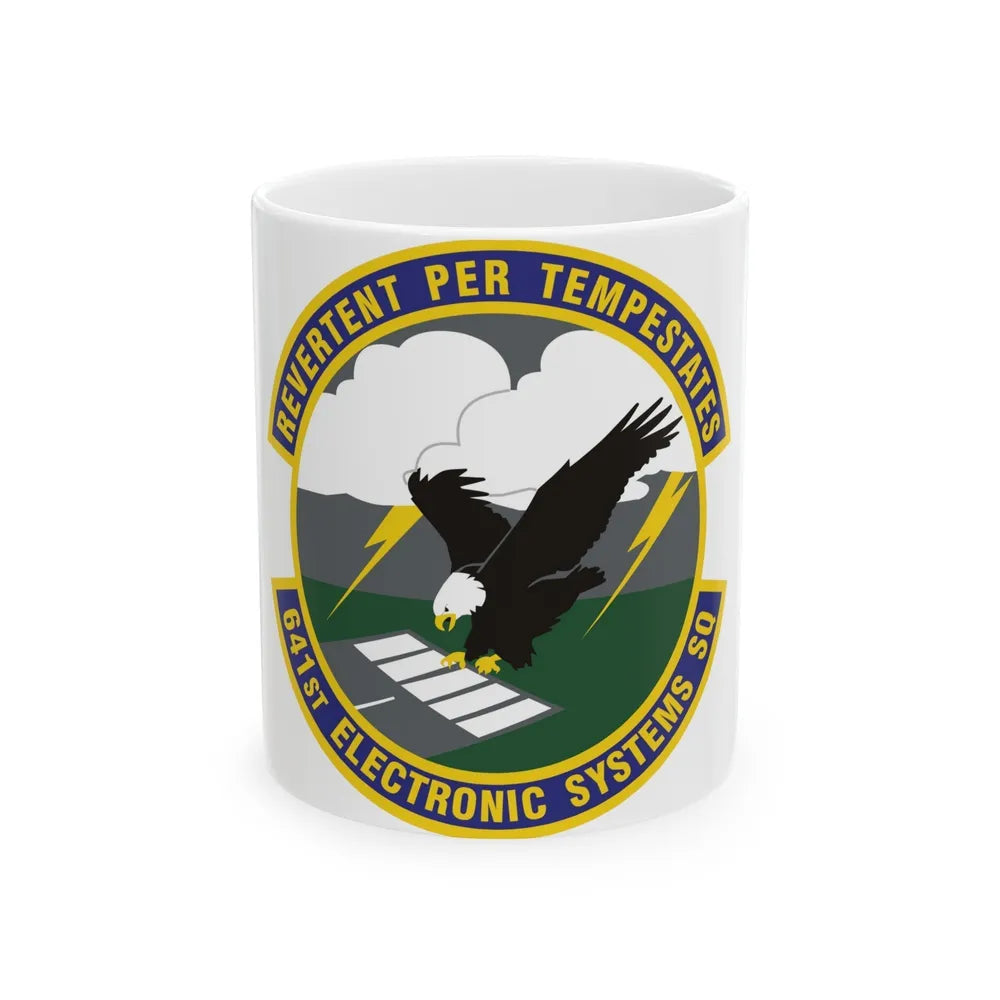 641st Electronic Systems Squadron (U.S. Air Force) White Coffee Mug-11oz-Go Mug Yourself