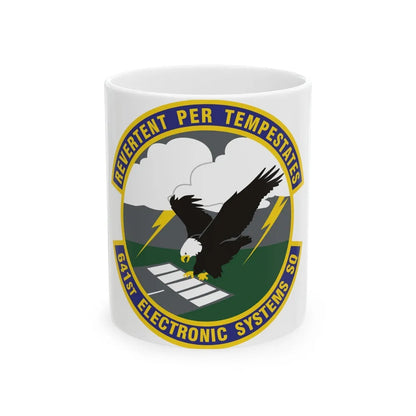 641st Electronic Systems Squadron (U.S. Air Force) White Coffee Mug-11oz-Go Mug Yourself