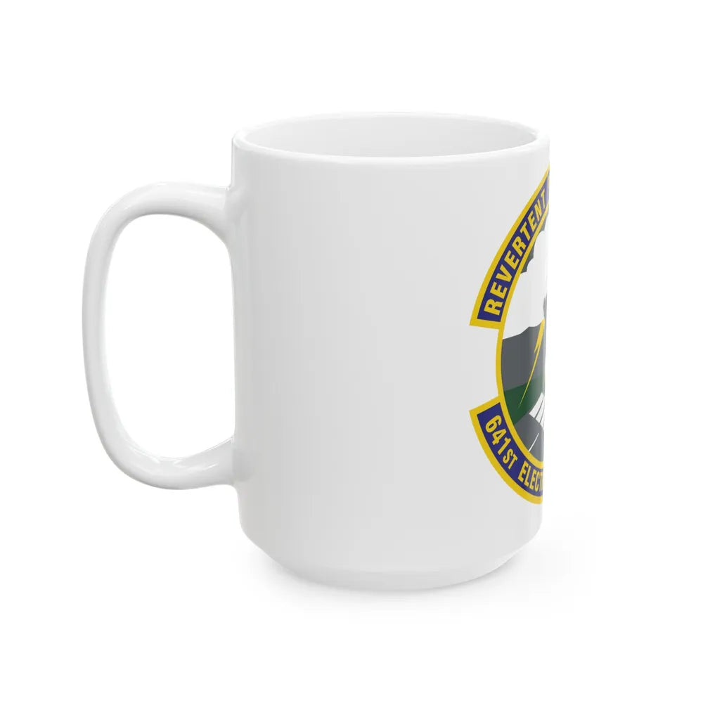 641st Electronic Systems Squadron (U.S. Air Force) White Coffee Mug-Go Mug Yourself