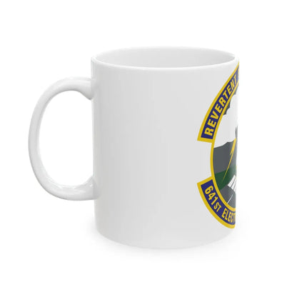 641st Electronic Systems Squadron (U.S. Air Force) White Coffee Mug-Go Mug Yourself