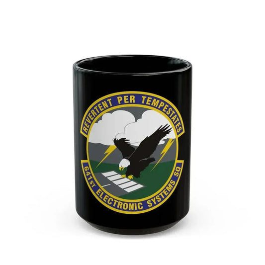 641st Electronic Systems Squadron (U.S. Air Force) Black Coffee Mug 15oz - Go Mug Yourself