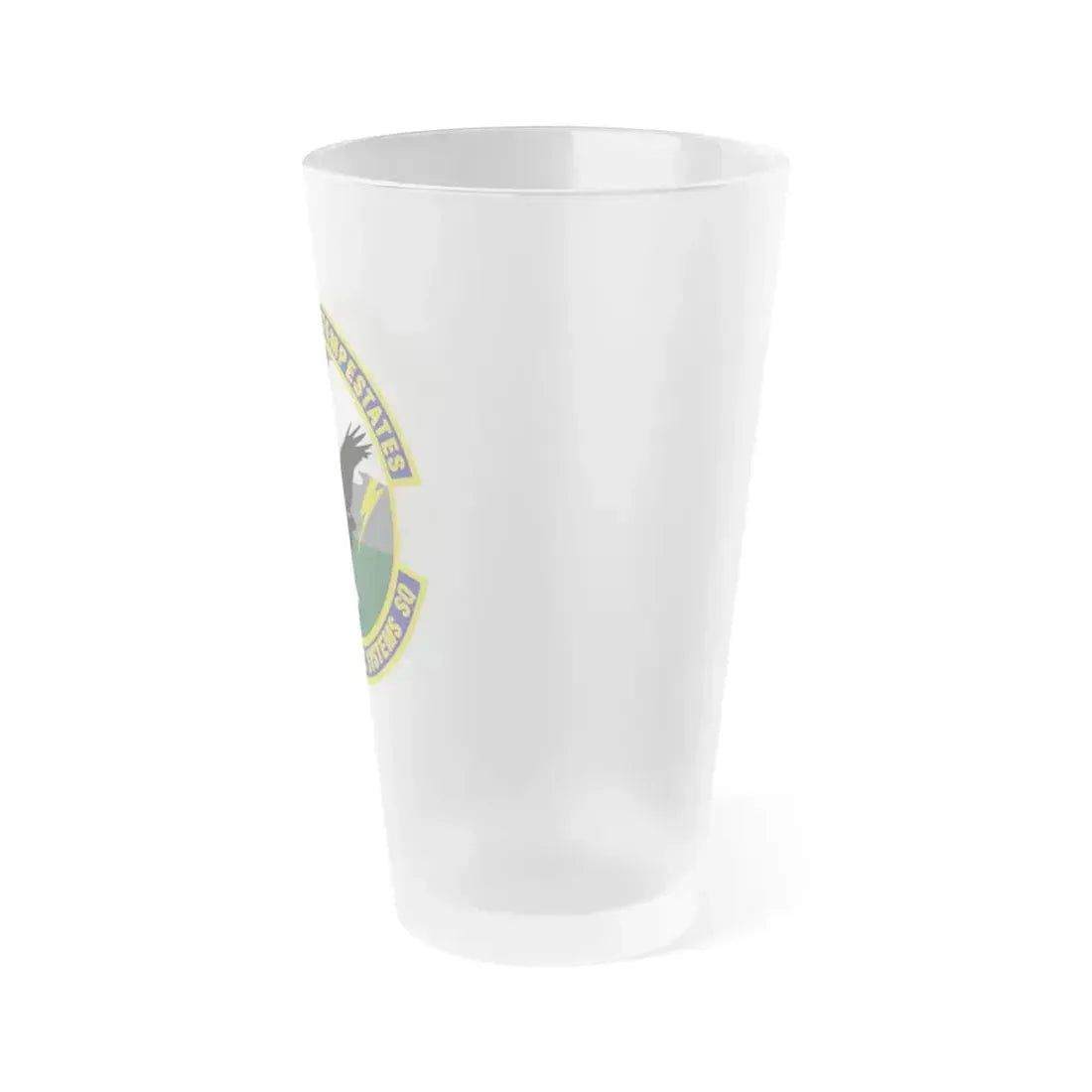 641st Electronic Systems Squadron (U.S. Air Force) Frosted Pint Glass 16oz - Go Mug Yourself