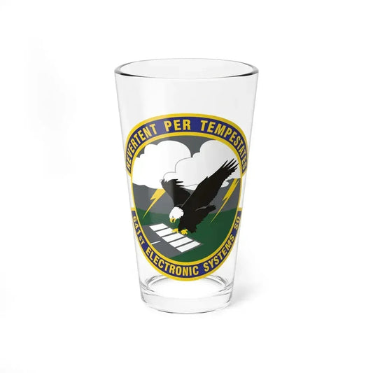 641st Electronic Systems Squadron (U.S. Air Force) Pint Glass 16oz 16oz - Go Mug Yourself