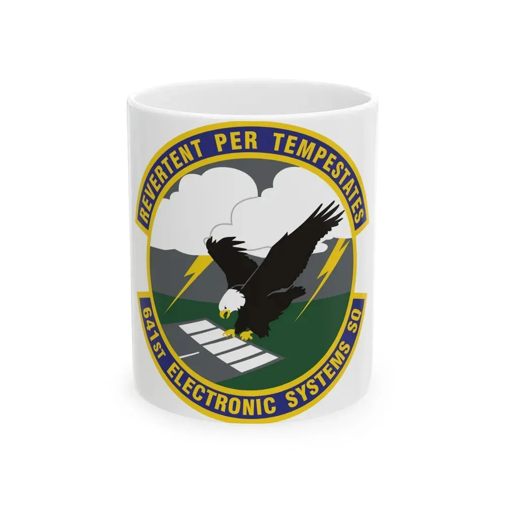 641st Electronic Systems Squadron (U.S. Air Force) White Coffee Mug 11oz - Go Mug Yourself