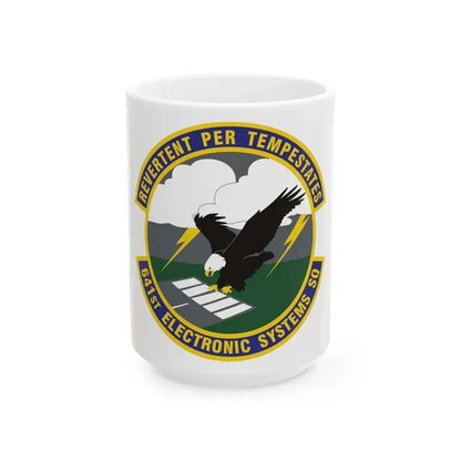 641st Electronic Systems Squadron (U.S. Air Force) White Coffee Mug - Go Mug Yourself