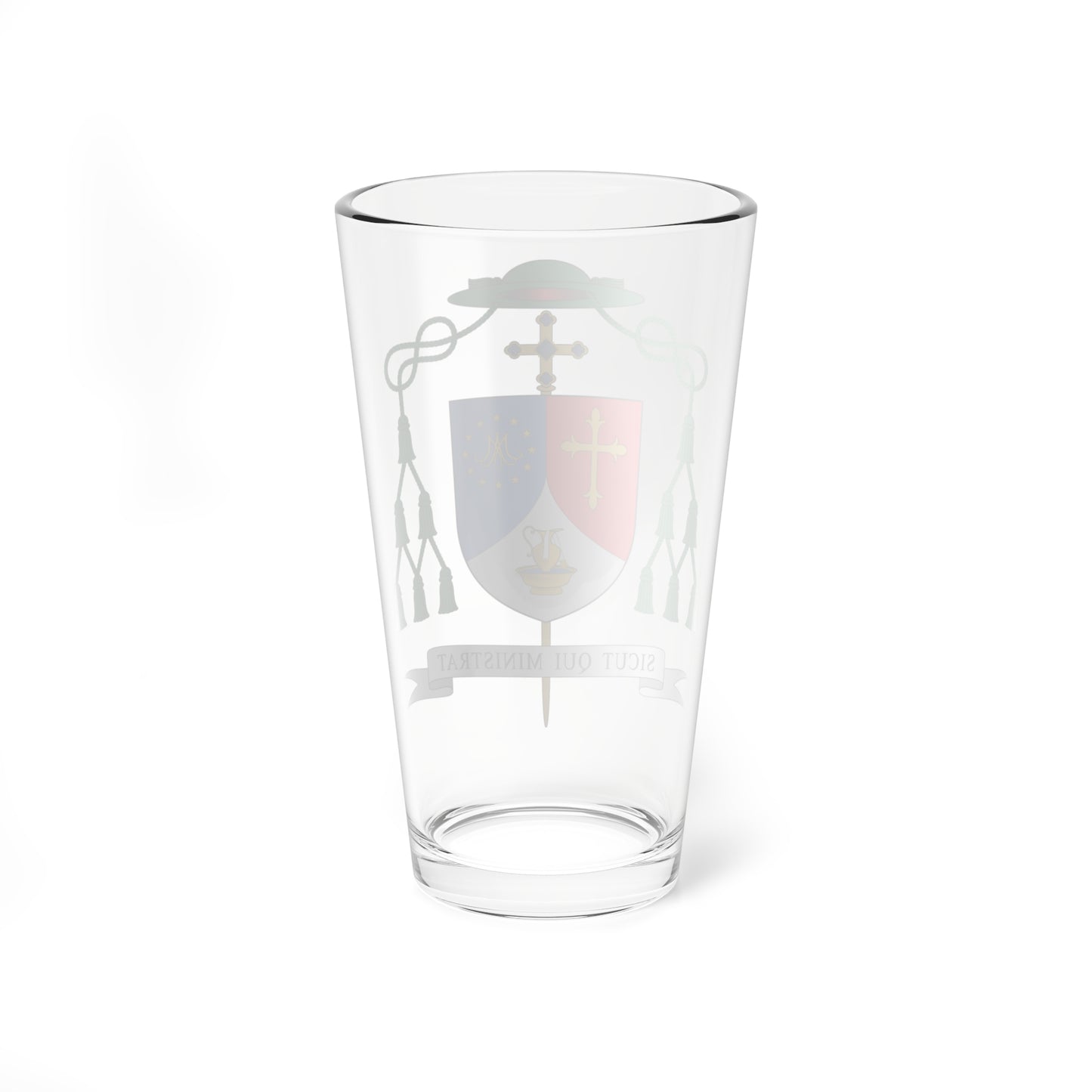 Escudo de Eldison de Souza Silva (Spain) (Coat of Arms) Pint Glass 16oz