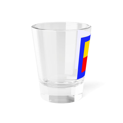 Atarashiki-mura flag (Japan) Shot Glass 1.5oz