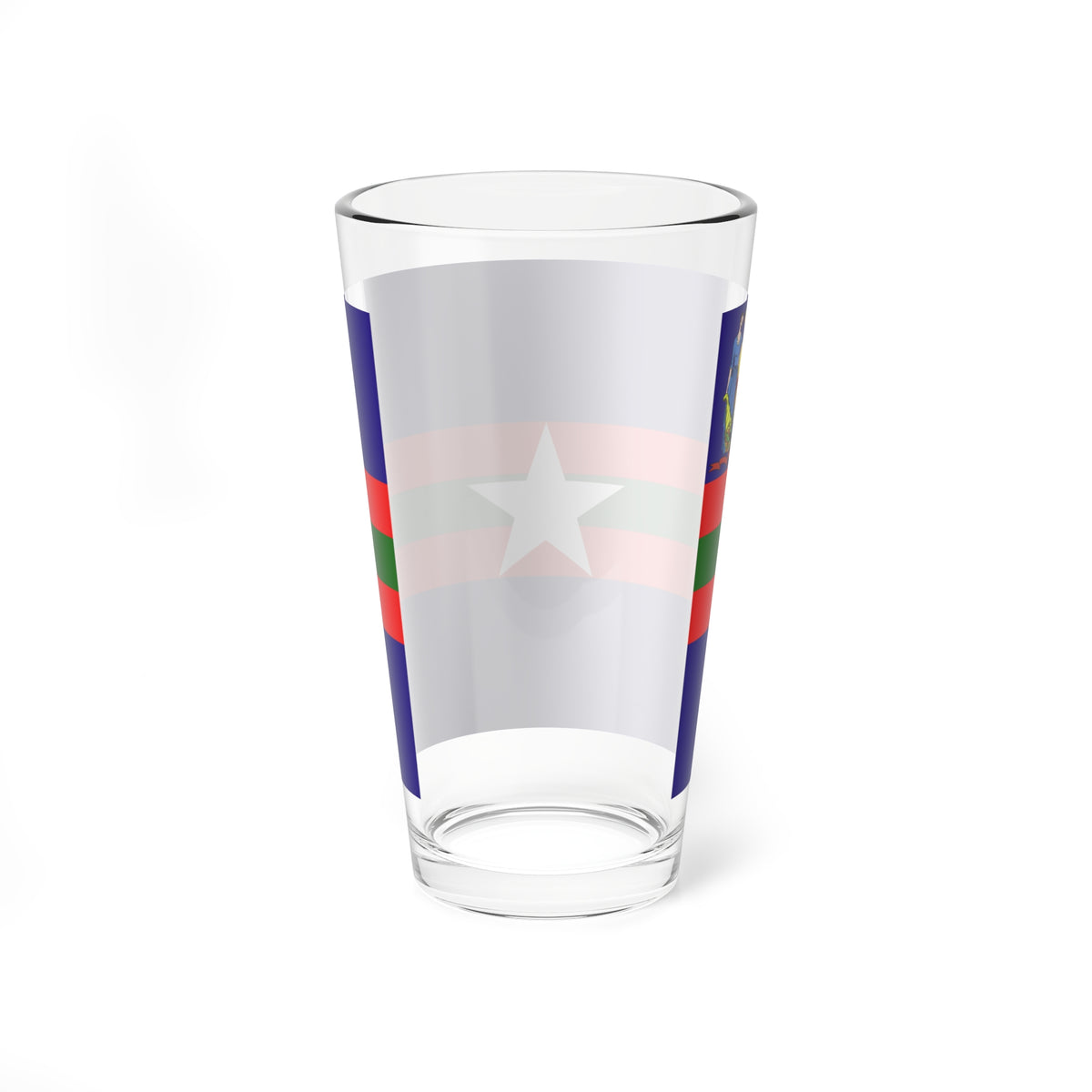 Bandera del Municipio Alberto Adriani (Venezuela) Pint Glass 16oz