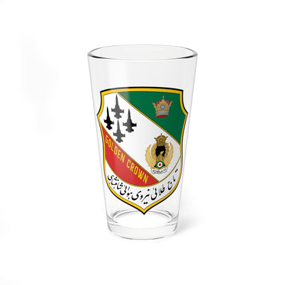 Golden Crown (Iran) (Coat of Arms) Pint Glass 16oz