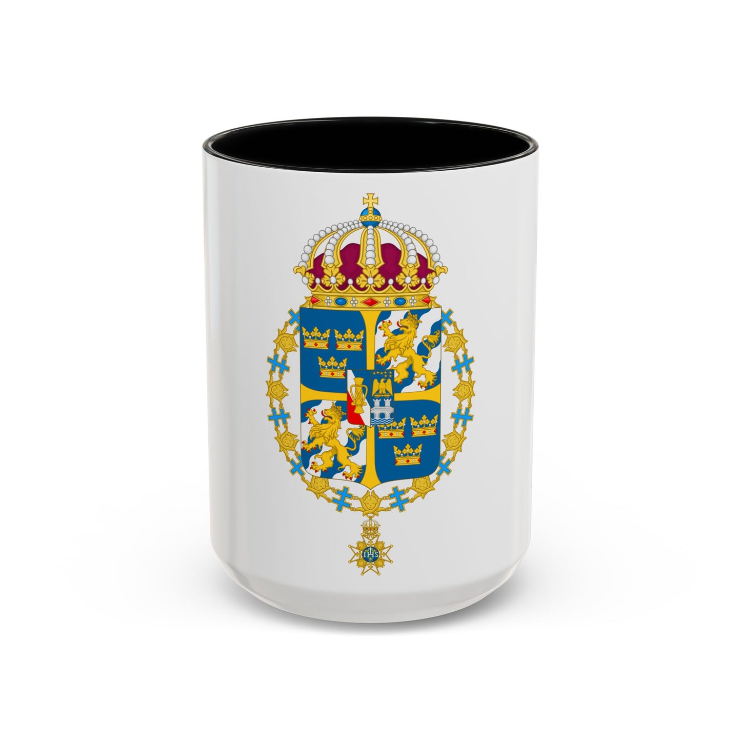 Great coat of arms of Sweden 3 - Accent Coffee Mug