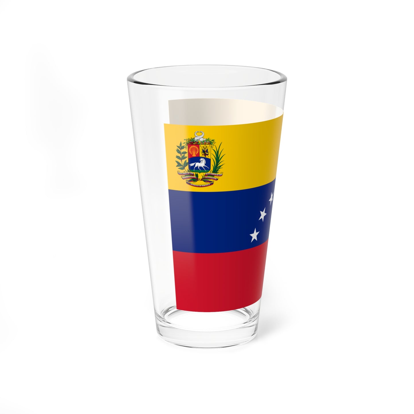 Flag of the Fourth Republic of Venezuela 1954 (Venezuela) Pint Glass 16oz