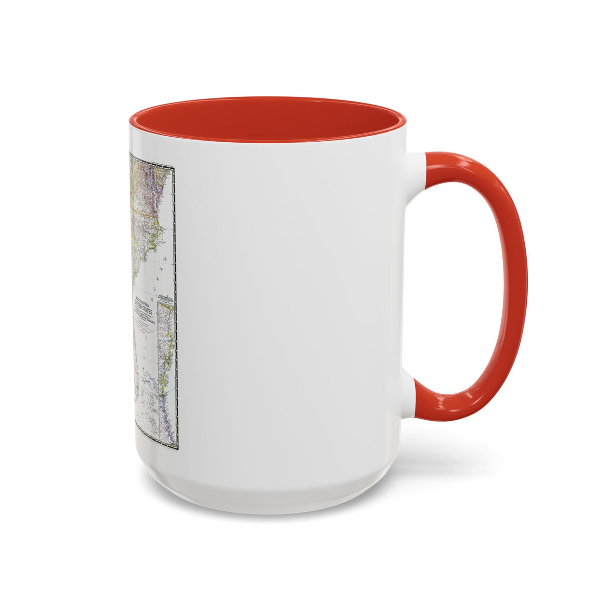 USA - Southeastern (1947) (Map) Accent Coffee Mug