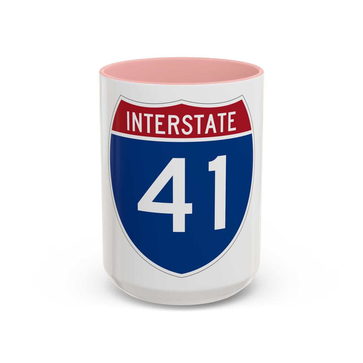 Interstate 41 (U.S. Highways) Accent Coffee Mug