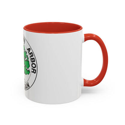 Seal of Ann Arbor Michigan - Accent Coffee Mug