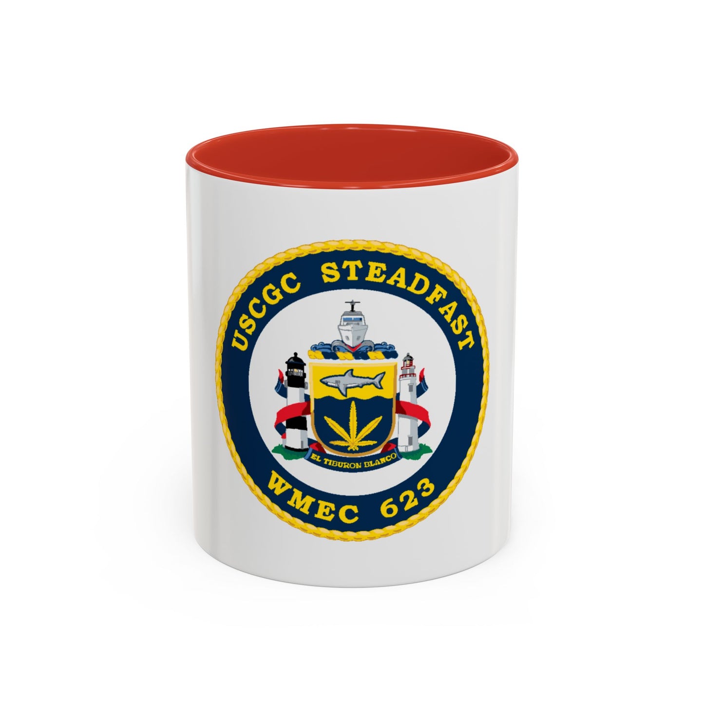 USCGC Steadfast WMEC 623 (U.S. Coast Guard) Accent Coffee Mug