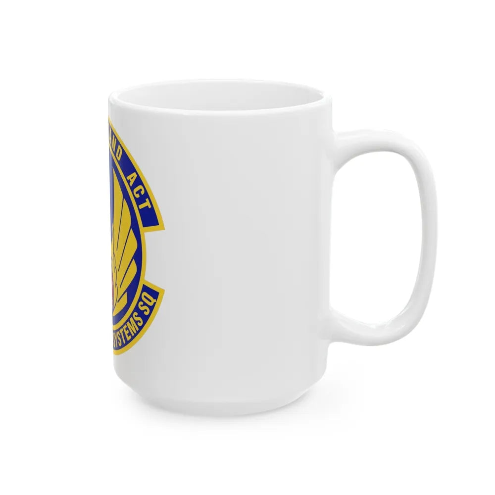 642d Electronic Systems Squadron (U.S. Air Force) White Coffee Mug-Go Mug Yourself