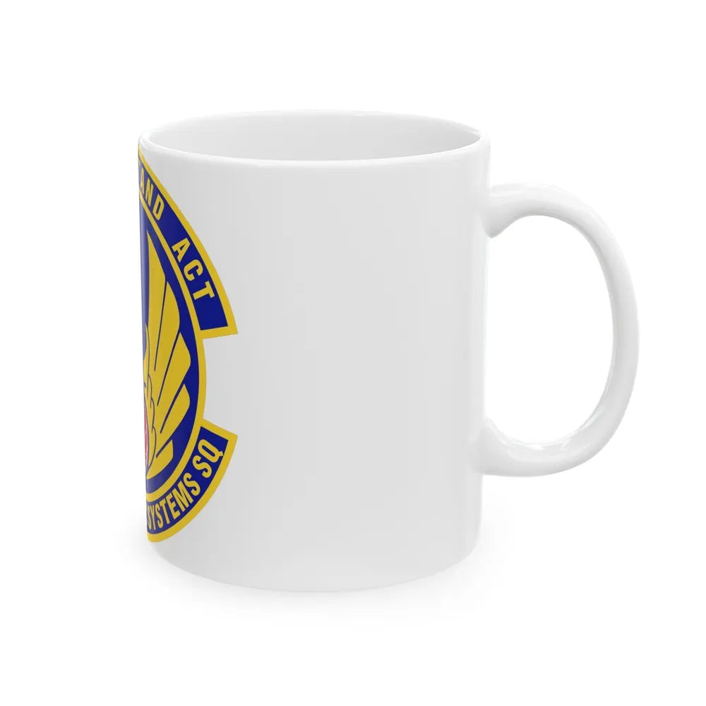 642d Electronic Systems Squadron (U.S. Air Force) White Coffee Mug-Go Mug Yourself