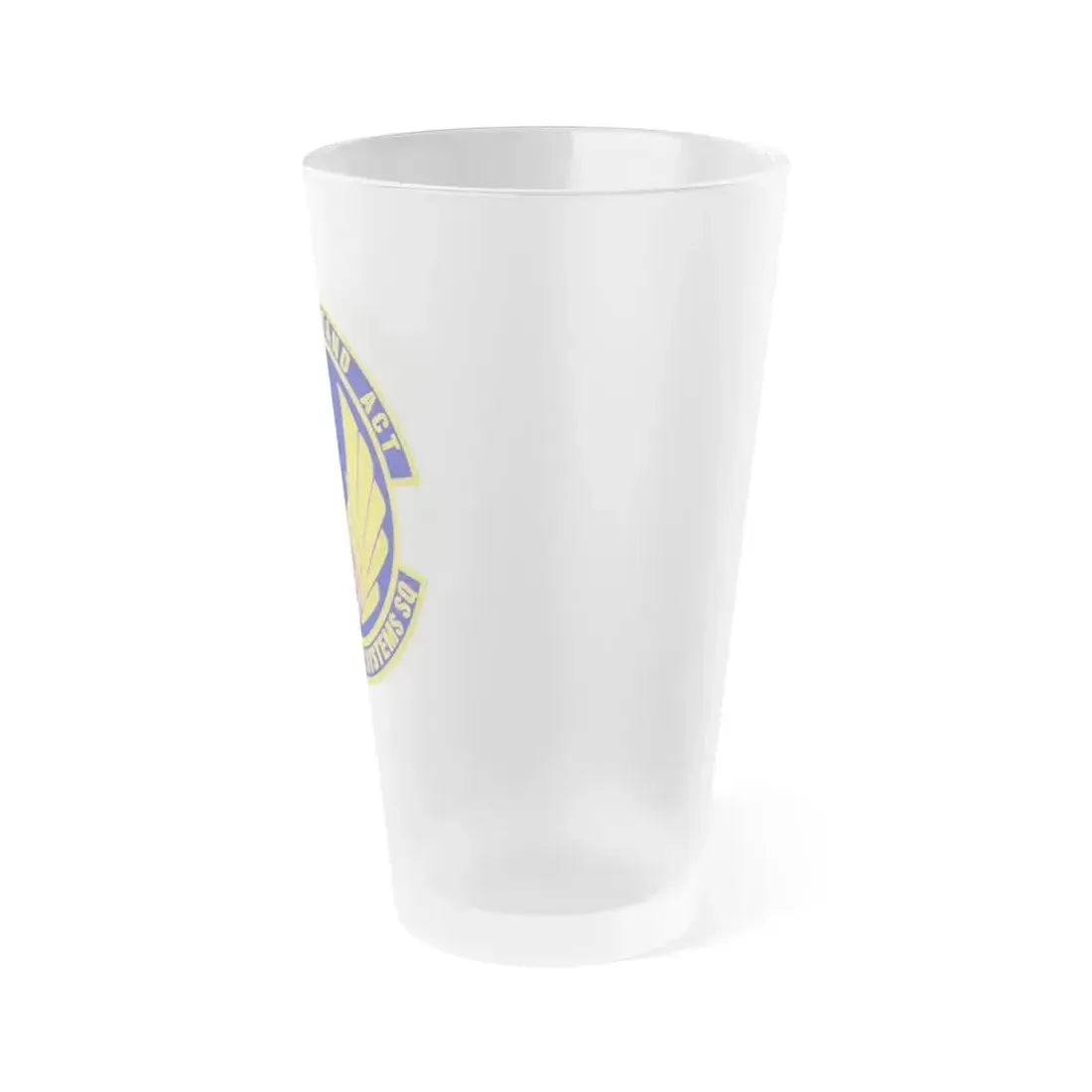 642d Electronic Systems Squadron (U.S. Air Force) Frosted Pint Glass 16oz - Go Mug Yourself