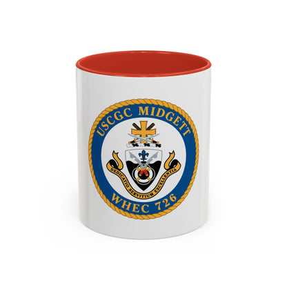 USCG Midgett WHEC 726 (U.S. Coast Guard) Accent Coffee Mug