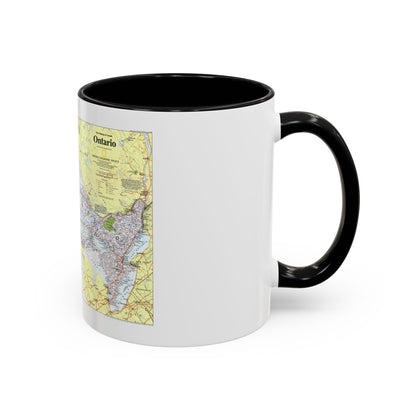 Canada - Ontario 1 (1996 (Map) Accent Coffee Mug