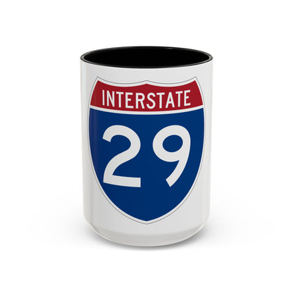Interstate 29 (U.S. Highways) Accent Coffee Mug