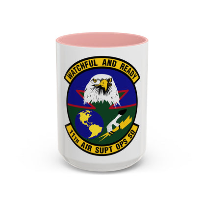 11 Air Support Operations Squadron ACC (U.S. Air Force) Accent Coffee Mug