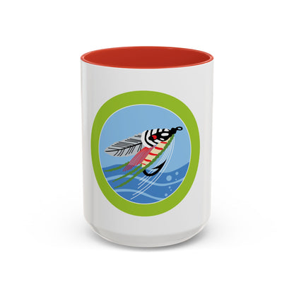 Fly Fishing (Boy Scout Merit Badge) Accent Coffee Mug
