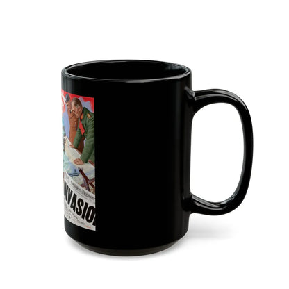 D-Day - Black Coffee Mug-Go Mug Yourself