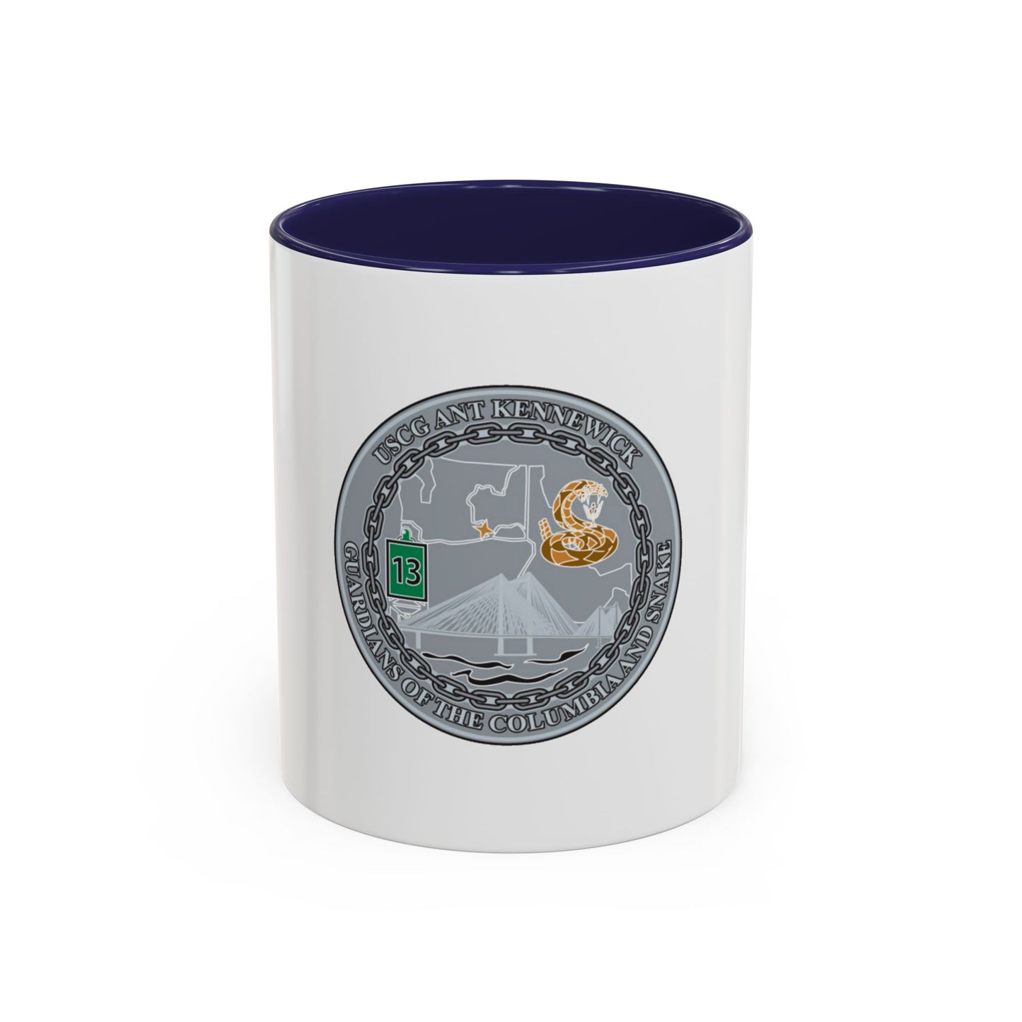 USCG ANT Kennewick (U.S. Coast Guard) Accent Coffee Mug
