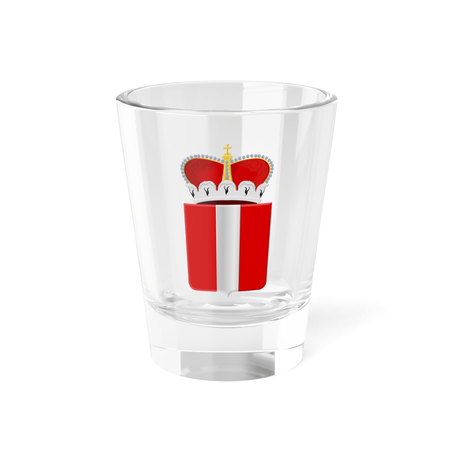 Hoogstraten wapen (Belgium) (Coat of Arms) Shot Glass 1.5oz