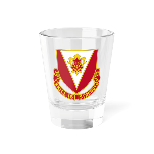 Verre à liqueur du bataillon du génie 293 (armée américaine) 1,5 oz