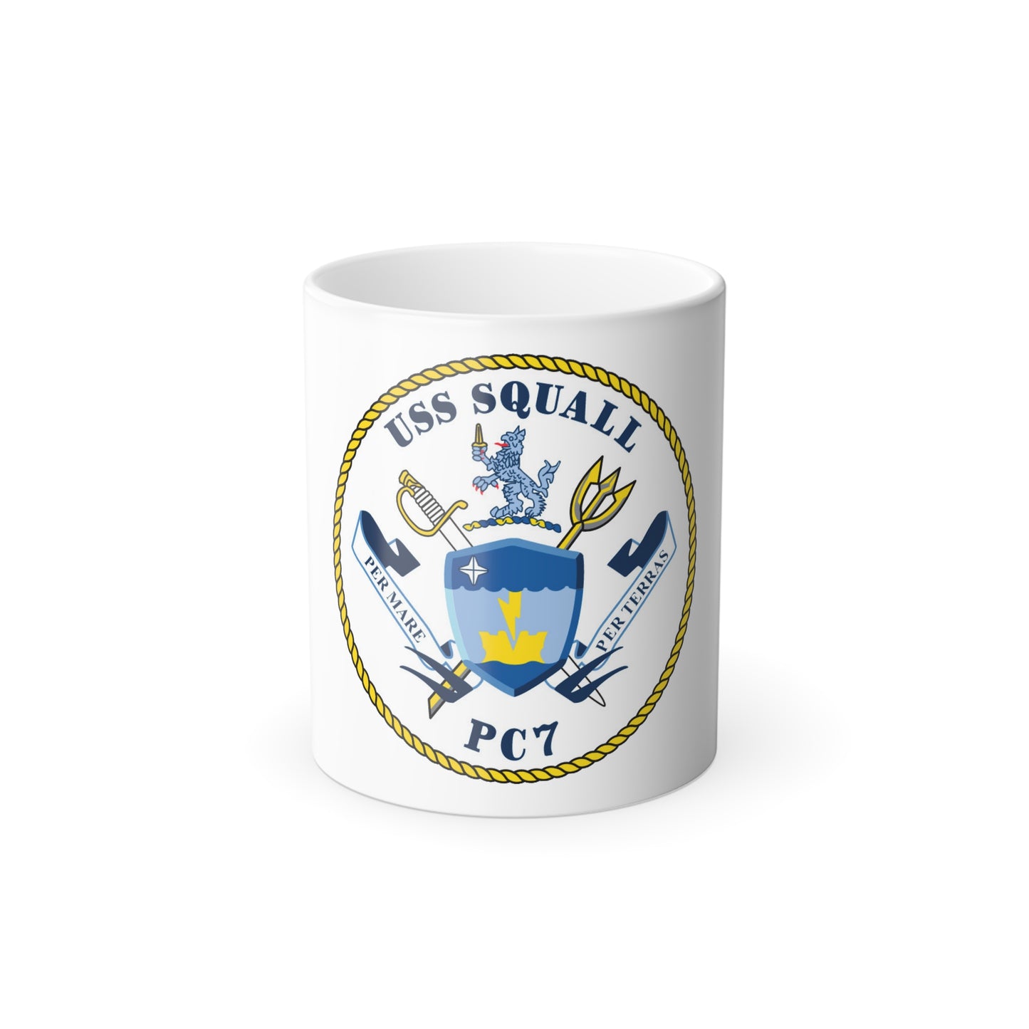 USS Squall PC7 (U.S. Navy) Color Changing Mug 11oz