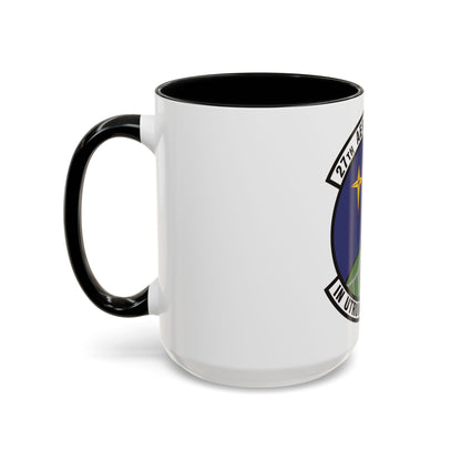 27th Aerial Port Squadron (U.S. Air Force) Accent Coffee Mug