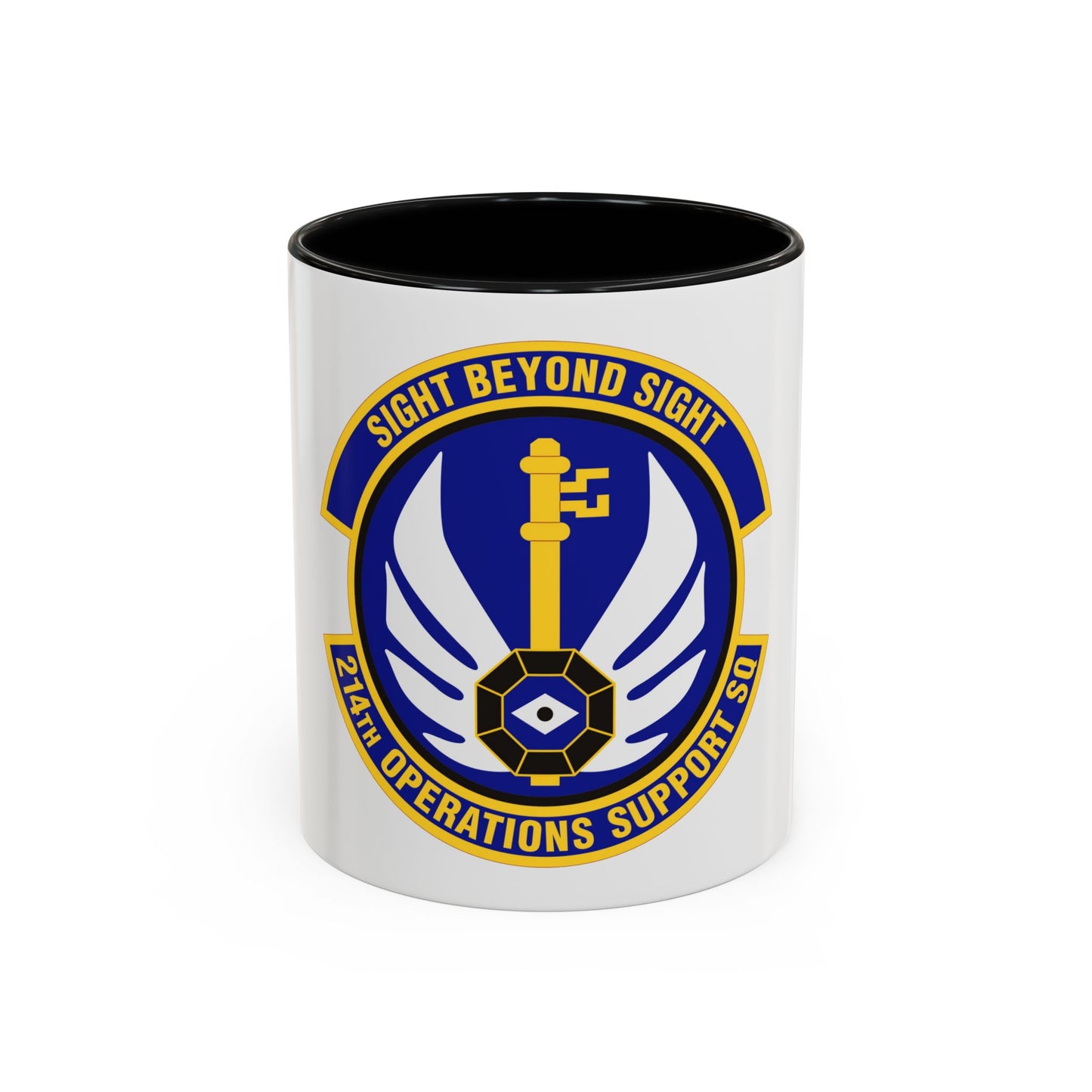 214th Operations Support Squadron (U.S. Air Force) Accent Coffee Mug