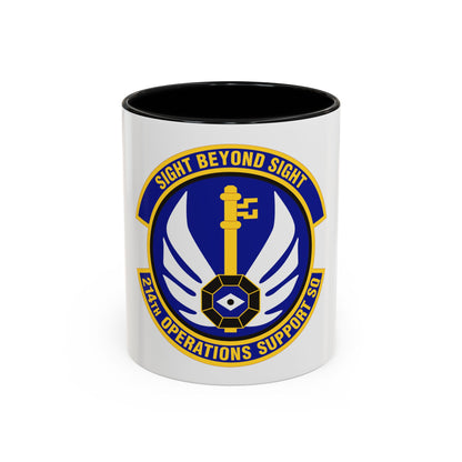 214th Operations Support Squadron (U.S. Air Force) Accent Coffee Mug