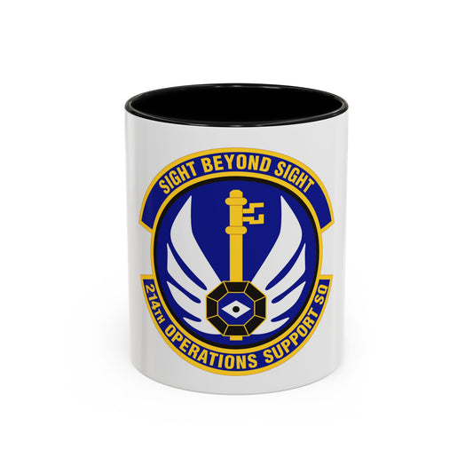 214th Operations Support Squadron (U.S. Air Force) Accent Coffee Mug