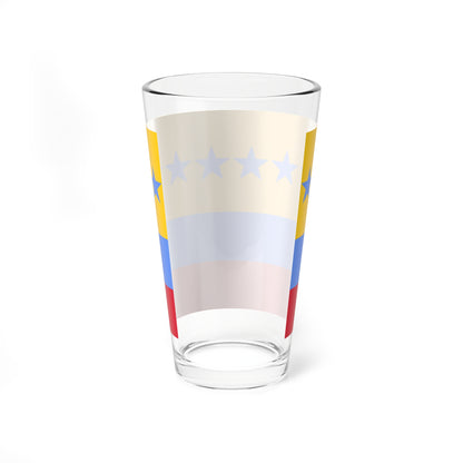 Bandera de la Tercera Republica de Venezuela 1817-1819 (Venezuela) Pint Glass 16oz