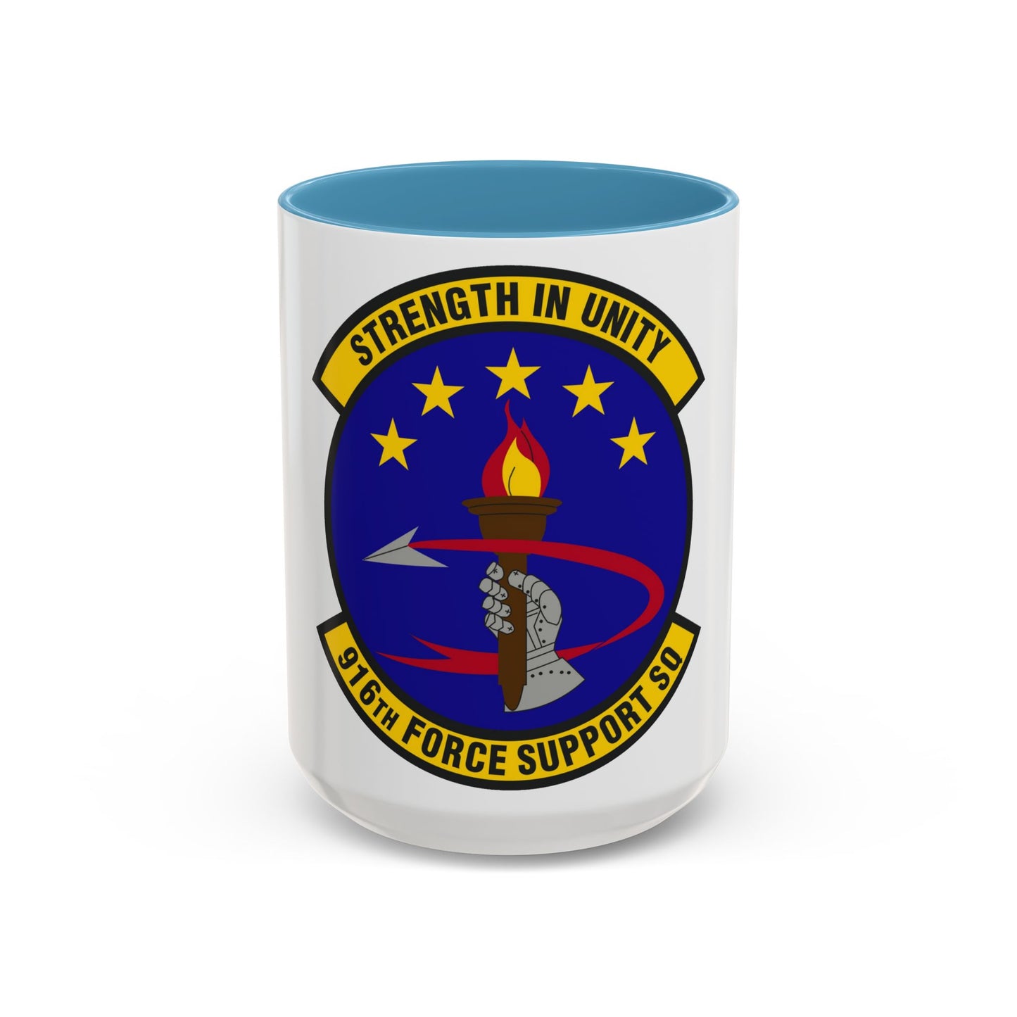 916th Force Support Squadron (U.S. Air Force) Accent Coffee Mug