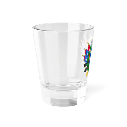 Greater Coat of Arms of Chile 1819-1834 (Chile) (Coat of Arms) Shot Glass 1.5oz