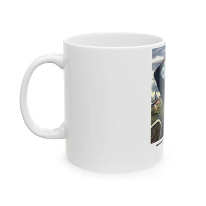 Capital Airlines advertisement - White Coffee Mug-Go Mug Yourself