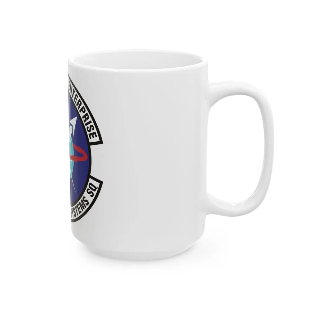 643d Electronic Systems Squadron (U.S. Air Force) White Coffee Mug-Go Mug Yourself