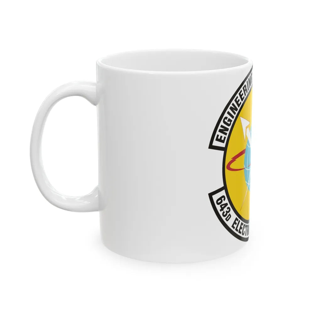 643d Electronic Systems Squadron (U.S. Air Force) White Coffee Mug-Go Mug Yourself