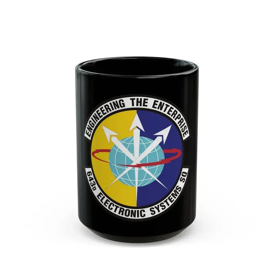 643d Electronic Systems Squadron (U.S. Air Force) Black Coffee Mug 15oz - Go Mug Yourself
